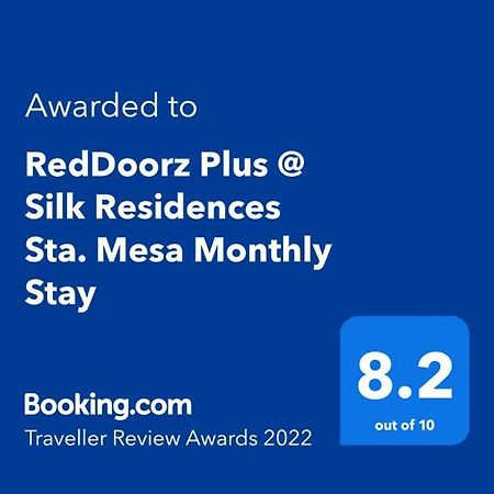Reddoorz Plus @ Silk Residences Sta. Mesa Monthly Stay Manila Bagian luar foto